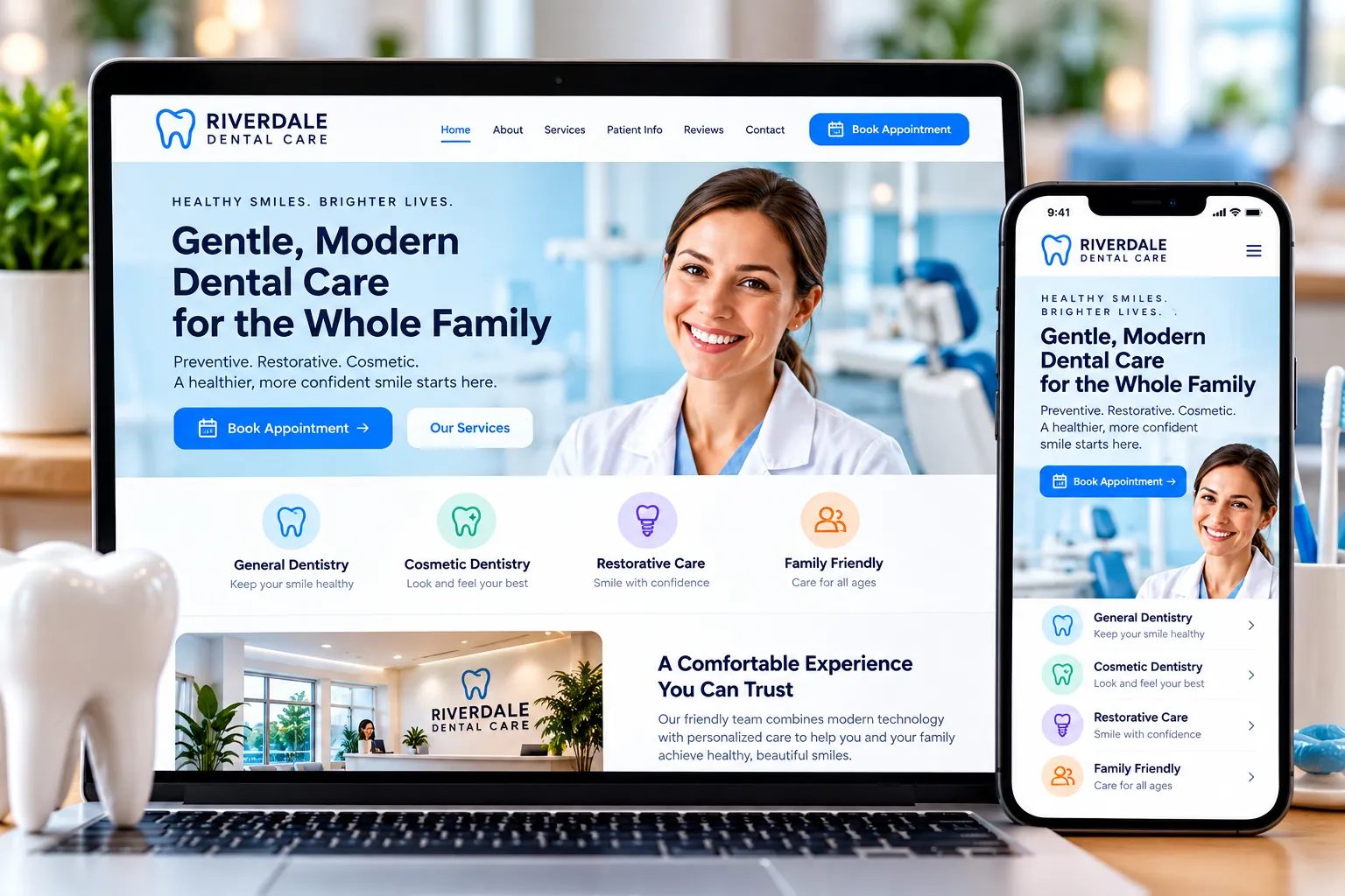 Dental website concept