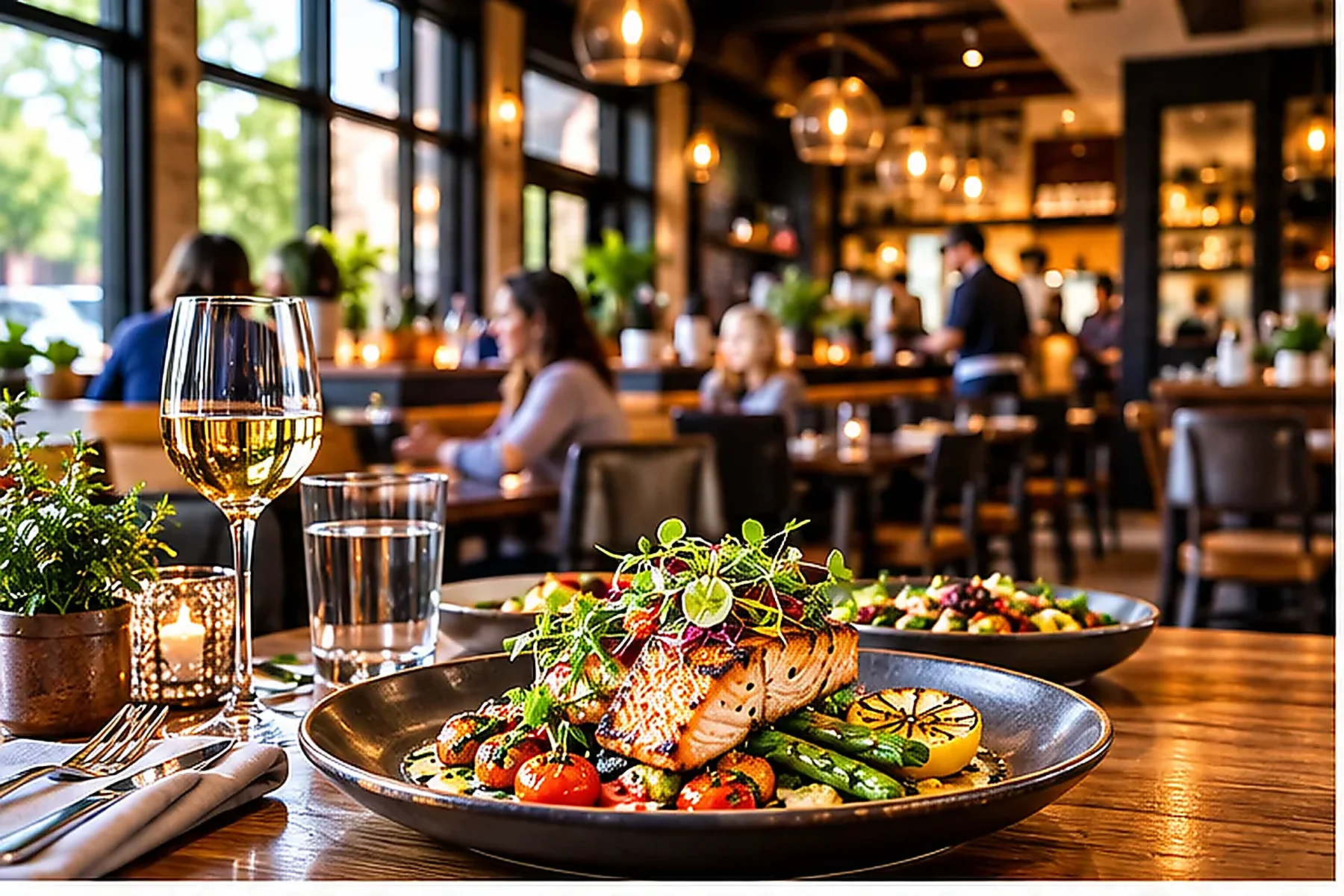 Restaurant menu image makeover concept
