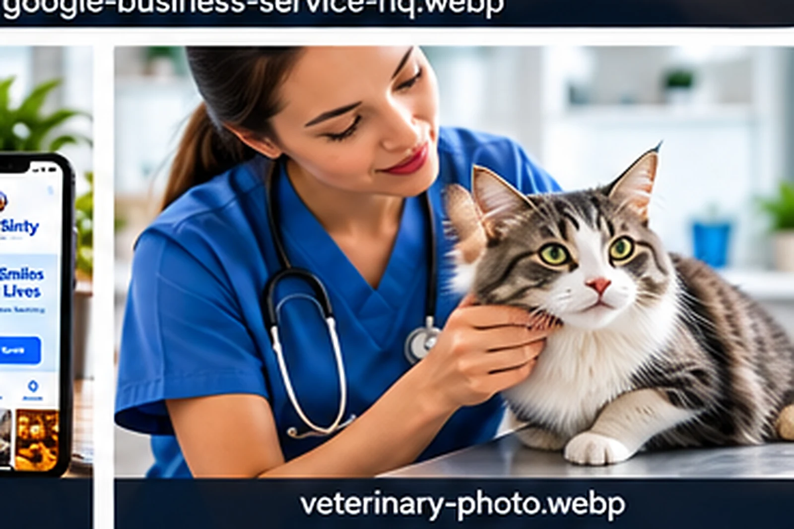 Warm, visual local business social content concept